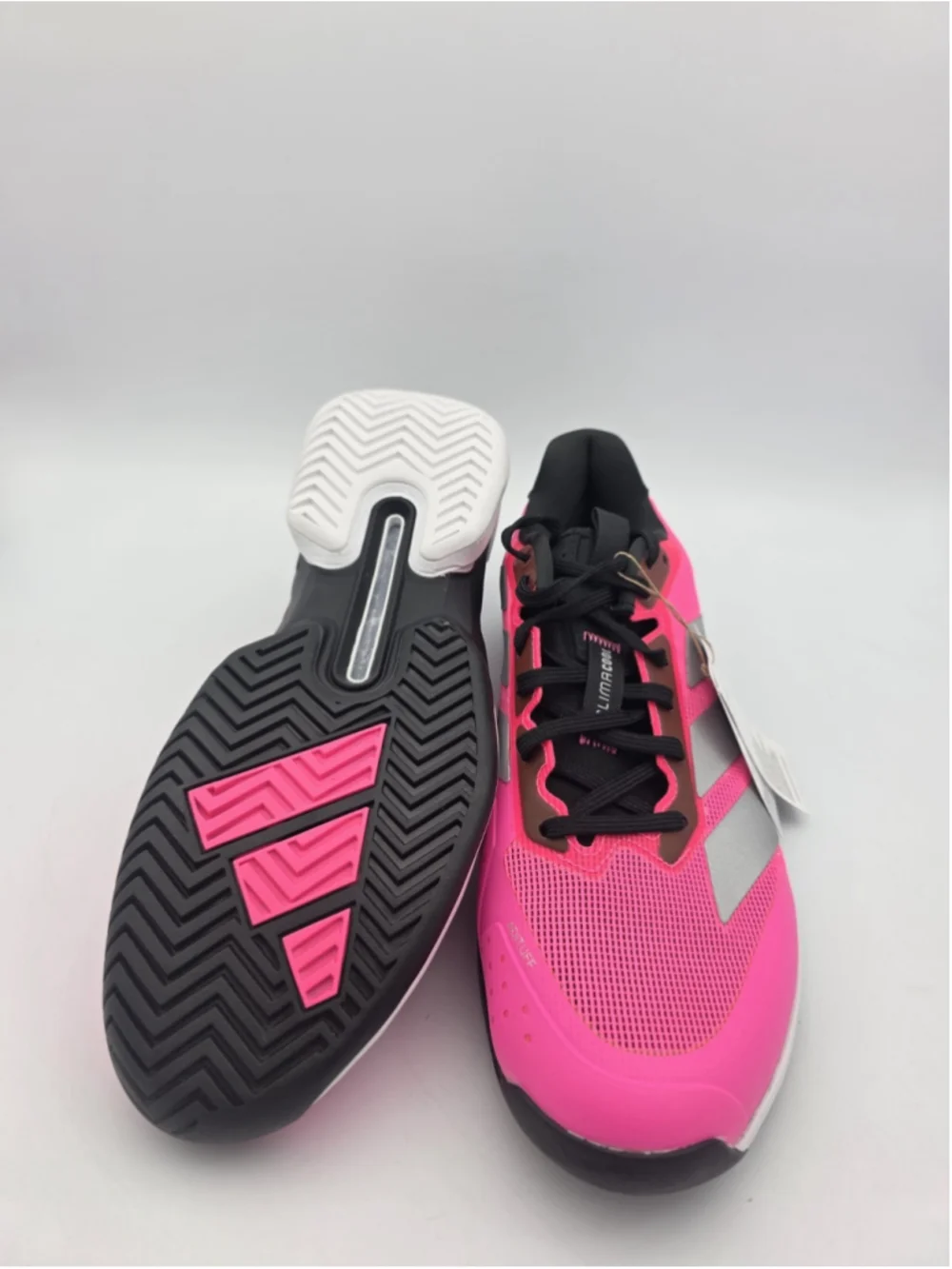 Adidas Adizero Ubersonic 5 Men's Tennis Court Shoes JQ2901 Pink/Black Size 10